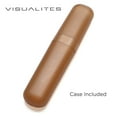 thumbnail image 4 of Visualites 1 Khaki 3.00 Power Lightweight Rimless Rectangle Reading Glasses For Men and Woman, 4 of 5