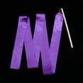 thumbnail image 3 of WHAMVOX 2Pcs Dance Ribbon Party Favors for Purple Silk Gymnastics in Baton Twirling, 3 of 7