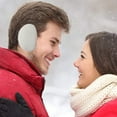 thumbnail image 4 of 3 Paires de Cache-Oreilles Sans Bande Doux pour Temps Froid Hommes Femmes, 4 of 5
