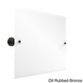 thumbnail image 5 of Frameless Landscape Rectangular Tilt Mirror with Beveled Edge in Satin Chrome, 5 of 5