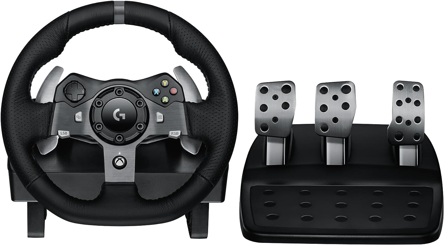 Restored Logitech G920 Driving Force Racing Wheel for Xbox One and PC (941-000121) (Refurbished)