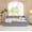 Navy Blue, variant on avobird Cozy Gingham Daybed with Trundle Twin Size Sofa Bed for Living Room, Sleeper Sofa with USB Port and Adorable Wave Shaped, Linen Fabric, Cyan