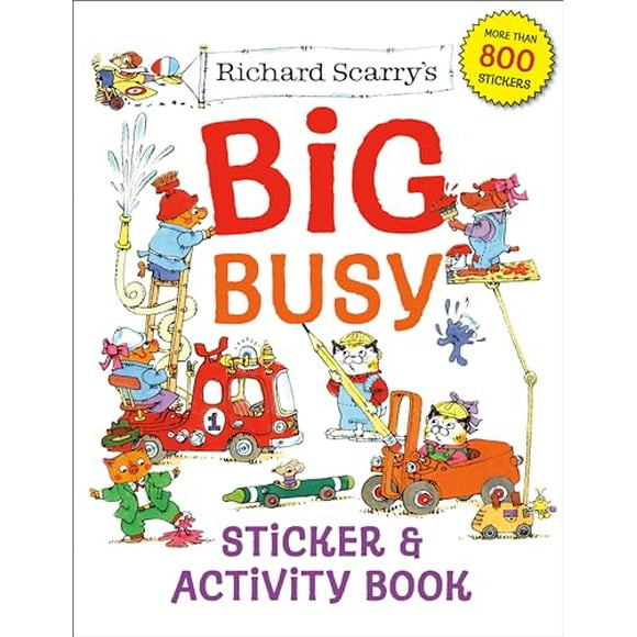 Richard Scarry's Big Busy Sticker & Activity Book (Paperback)