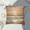 thumbnail image 2 of Fenyluxe Sunset Waves Beach Pillow Covers for Couch Sofa Indoor Outdoor Car Bedroom Home Decor 1PC 12x12in, 2 of 5