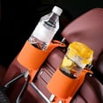 thumbnail image 5 of RKSTN Crochet de Siège Auto, Sac de Rangement pour Voiture, Porte-Gobelet Arrière, Boîte de Rangement Multifonction Orange, 5 of 5