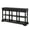 Black, variant on Tcbosik Entryway Console Table with Open Shelves and 3 Storage Drawers, 58.2" Long Foyer Table, Behind Couch Table for Hallway, Living Room, Black
