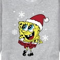thumbnail image 3 of SpongeBob SquarePants - Dear Santa - Men's Crew Neck Fleece Pullover, 3 of 6
