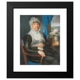 thumbnail image 2 of Daniel Caffe 20x24 Black Modern Framed Museum Art Print Titled - Lady with Needlework at a Window (1808), 2 of 5