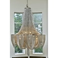 thumbnail image 4 of Fourteen Light Nickel Down Chandelier, 4 of 5