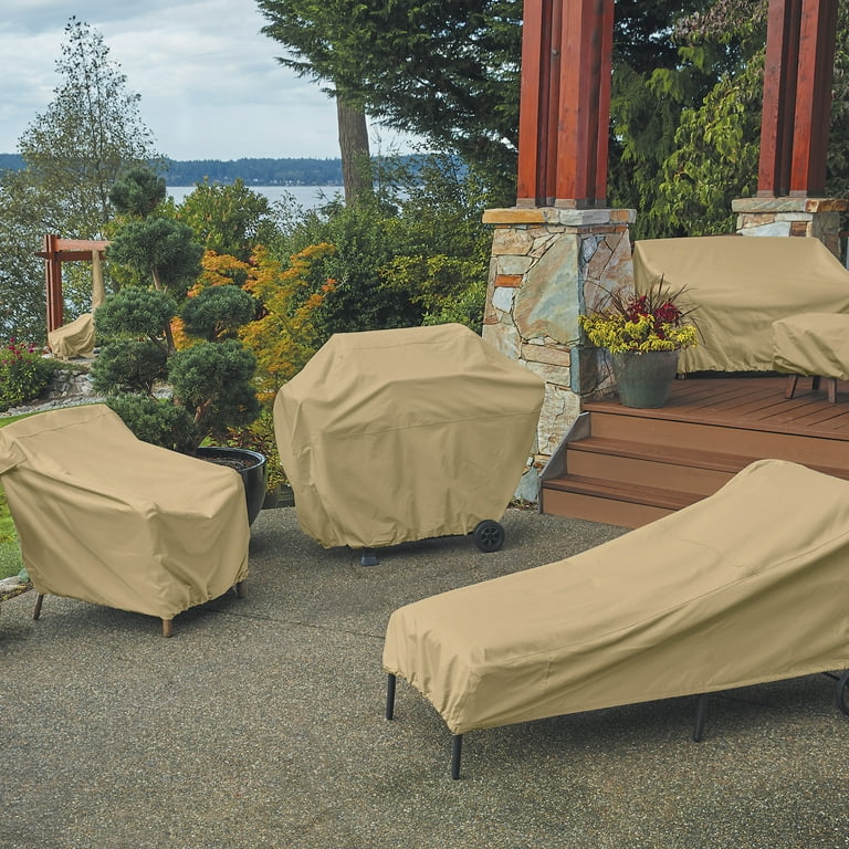 Terrazzo Patio Chair Furniture Storage Cover Fits Chairs 28.5 L x 25.5 D