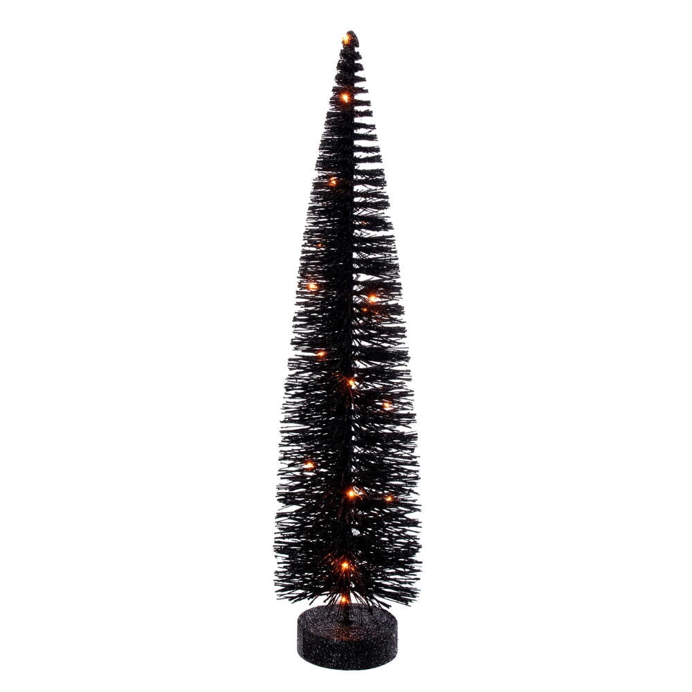 16"-20"-24" Black Bottle Brush Orange Lt