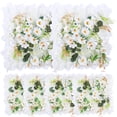 thumbnail image 4 of 6 piezas de flores artificiales para decoración de pared, simulación de flores artificiales para boda, fondo de boda, panel floral de pared DIY., 4 of 8