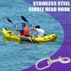 thumbnail image 2 of Toystoory Anillo en D giratorio, gancho a presión de una sola cabeza, poste de bandera de buceo, correa para mascotas, llaveros, Clip, gatillo, Deportes acuáticos, 2 of 5