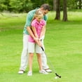thumbnail image 4 of Ultimate 30 Inch Junior Mallet Putter for Kids with Stainless Steel Shaft and Headcover Pink, 4 of 10