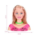 35pcs Doll Head Hair Styling Makeup Girls Toys Kids Pretend Play Beauty