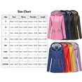 thumbnail image 5 of Smsaxvxz Plus Size Rain Jacket for Women Casual Striped Lined Hooded Lightweight Raincoat Outdoor Waterproof Windbreaker Pink 2XL, 5 of 8
