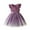 Purple, variant on 2-3 Years Girls Dress Summer Ruffle Sleeve Mesh A Line Casual Party Dresses with Pockets 3-8 Years