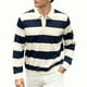 thumbnail image 2 of Ceisia Men Solid Color Casual Gift Button Half Zip Lapel Long Sleeve Casual Knit Top, 2 of 9
