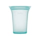 thumbnail image 2 of Bolsas de almacenamiento de alimentos reutilizables con cierre en la parte superior, taza grande de silicona verde azulado, 2 of 7