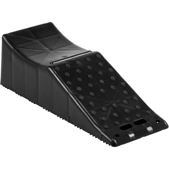 1Piece Vehicle Ramp, 20000 lbs / 9 Ton Capacity Car Service Ramp, Effortlessly Lift 5.5" High, Durable Nonslip & Portable, for Routine Tire Replacement Repairs, Work with Tandem Wheel Vehicles