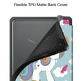 thumbnail image 3 of TECH CIRCLE for Amazon Kindle Paperwhite 7" Case 12th Generation 2024, Kindle Colorsoft Signature Edition Case 7" 2024, Cute Cartoon PU Leather Slim Thin Folio Case with Auto Sleep Wake, Unicorn, 3 of 6