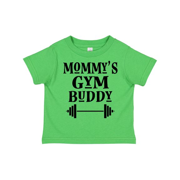 Inktastic Mommy Gym Buddy Workout Boys or Girls Toddler T-Shirt
