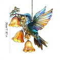 thumbnail image 3 of Spirit Birds Acrylic Suncatcher - Cute Owl & Hummingbird Winged Window Hanging Ornaments, 3 of 5