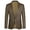 Brown, variant on Men's Single Breasted Plaid Blazer Slim Fit Notch Lapel One Button Casual Sport Coat