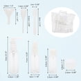 thumbnail image 2 of Unique Bargains 1 Set Travel Container Set Portable PE Travel Bottles Set White, 2 of 5