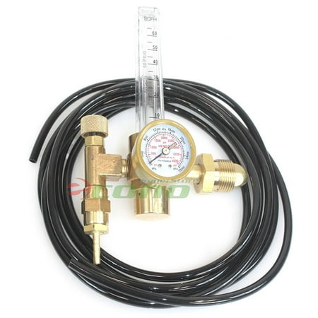 Argon CO2 Mig Tig Flow meter Regulator with Hose 4 Gas Welding Weld Machine, Argon CO2 Mig Tig Flow Meter Welding Weld Gas Regulator Gauge CGA580 W/.., By