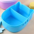 thumbnail image 2 of Portable Plastic Children Students Lunch Box Bento Box Food Container Dinnerware Food Container, 2 of 6