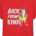 thumbnail image 3 of Disney - Straight Outta Bermuda - Juniors Ideal Flowy Muscle T-Shirt, 3 of 4