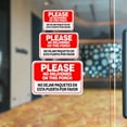 thumbnail image 4 of Classic Framed Plus Please No Deliveries On This Porch / No dejar paquetes en esta puerta Por favor Door or Wall Sign | Business & Warehouse Signage - Large, 4 of 9