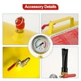 thumbnail image 4 of Vehicle Air Tire Bead Seater, Air Tire Seating Blaster Inflator, 85-166PSI Air Tire Bead Blaster with Pressure Gauge & Handle for Car Truck ATV(Yellow), 4 of 7