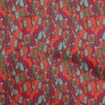 thumbnail image 1 of oneOone Viscose Chiffon Red Fabric Abstracts Diy Clothing Quilting Fabric Print Fabric By Yard 42 Inch Wide, 1 of 5