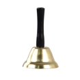 thumbnail image 1 of Stainless Steel Hand Bell, Wooden Handle Metal Bell Handheld Small Attention Bell For Christmas Santa Ringing Tea Dinner Kitchen Bar Serivce(2pcs), 1 of 5