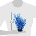 thumbnail image 4 of Planta de plastico del acuario para estanque de pez decoracion azul y blanco, 4 of 5