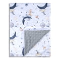 thumbnail image 1 of Manta para Bebé Donsonny 76x102 cm Suave Unisex Espacio Exterior, 1 of 7