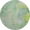 thumbnail image 2 of Addison Rugs Mayfield Washable Transitional Watercolors Green Round Rug, 8' x 8', 2 of 5