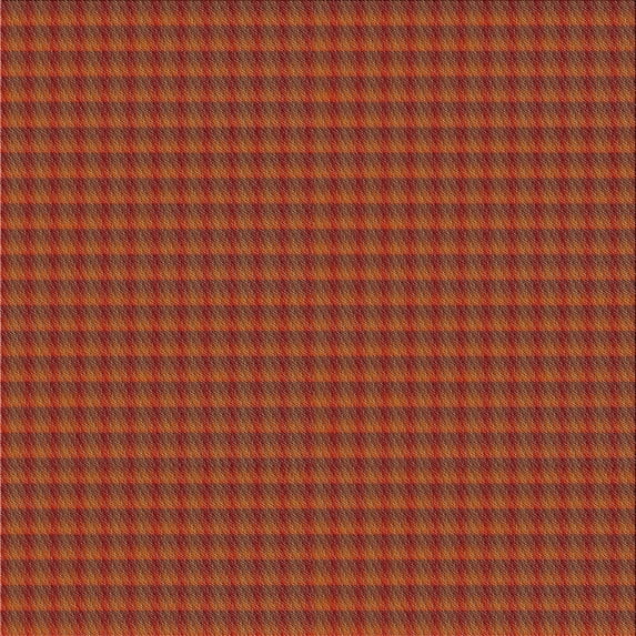 Ahgly Company Indoor Square Patterned Orange Novelty Area Rugs, 8' Square