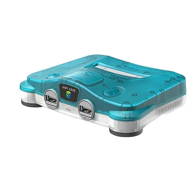 For 64Pi CASE Compatible with Raspberry Pi5,with Dual USB Ports, SD Card Storage, Safe Shutdown and