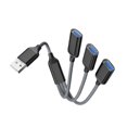 thumbnail image 1 of CNKOO USB OTG Splitter Y Cable USB Male to 3 Female USB 2.0 Converter Multi USB Port Expander Hub Multiport Split Adapter, 1 of 8
