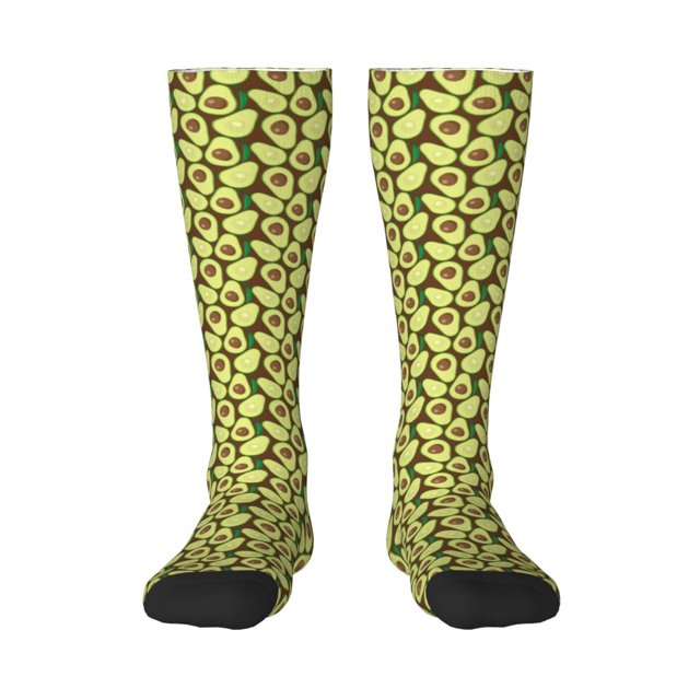 Balery Avocado Calcetines novedosos Calcetines deportivos Calcetines hasta la rodilla Calcetines de algodón Calcetines originales y geniales
