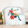3d Soccer Football Sports Pattern manta sofa bed blanket plaid Soft