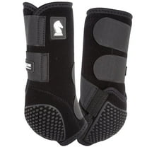 CLASSIC EQUINE Flexion by Legacy2 Front Support Horse Boots, Color: Black, Size: XL
