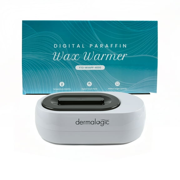 DERMALOGIC Paraffin Wax Warmer Digital Touch Screen 4000ml Wax Bath Machine for Hand and Feet Professional Home Spa Appliance