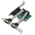 thumbnail image 4 of DB9 PCI E to 2 Serial Card, 1 Parallel Port Card for Desktop with DB25, LPT Port Adapter, 4 of 7