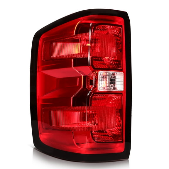cciyu Taillight Assembly Replacement for 2014-2019 for Chevy Silverado Red Clear Lens Driver Side Tail Light GM2800293 84019503 23295938 84288722