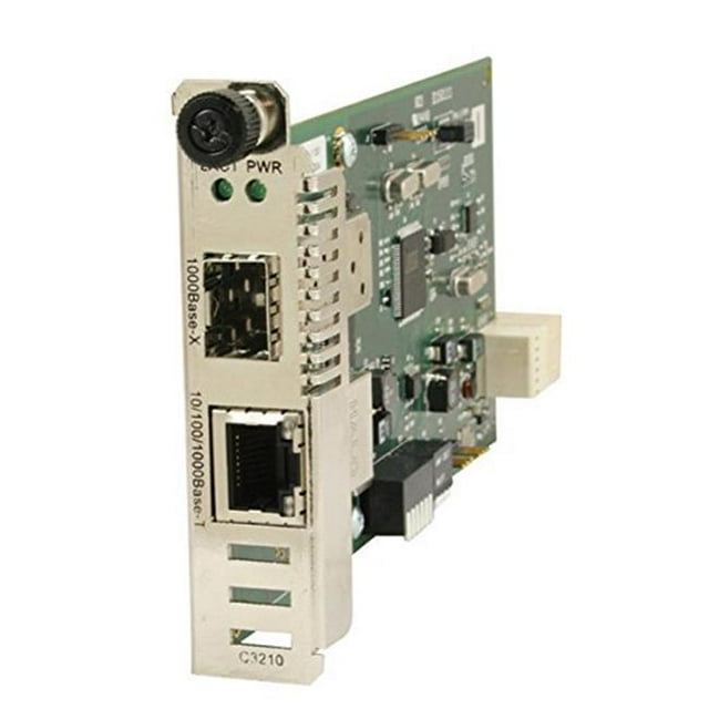 Transition Networks C3210-1040 10-100-1000Base-T vers 1000Base-X Slot SFP Module Convertisseur Multimédia & Taux Ethernet Gigabit