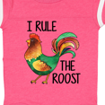 thumbnail image 4 of Inktastic Farmer I Rule The Roost Rooster Boys or Girls Baby Bodysuit, 4 of 5